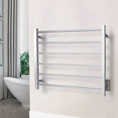 Heated towel bars online hardwired